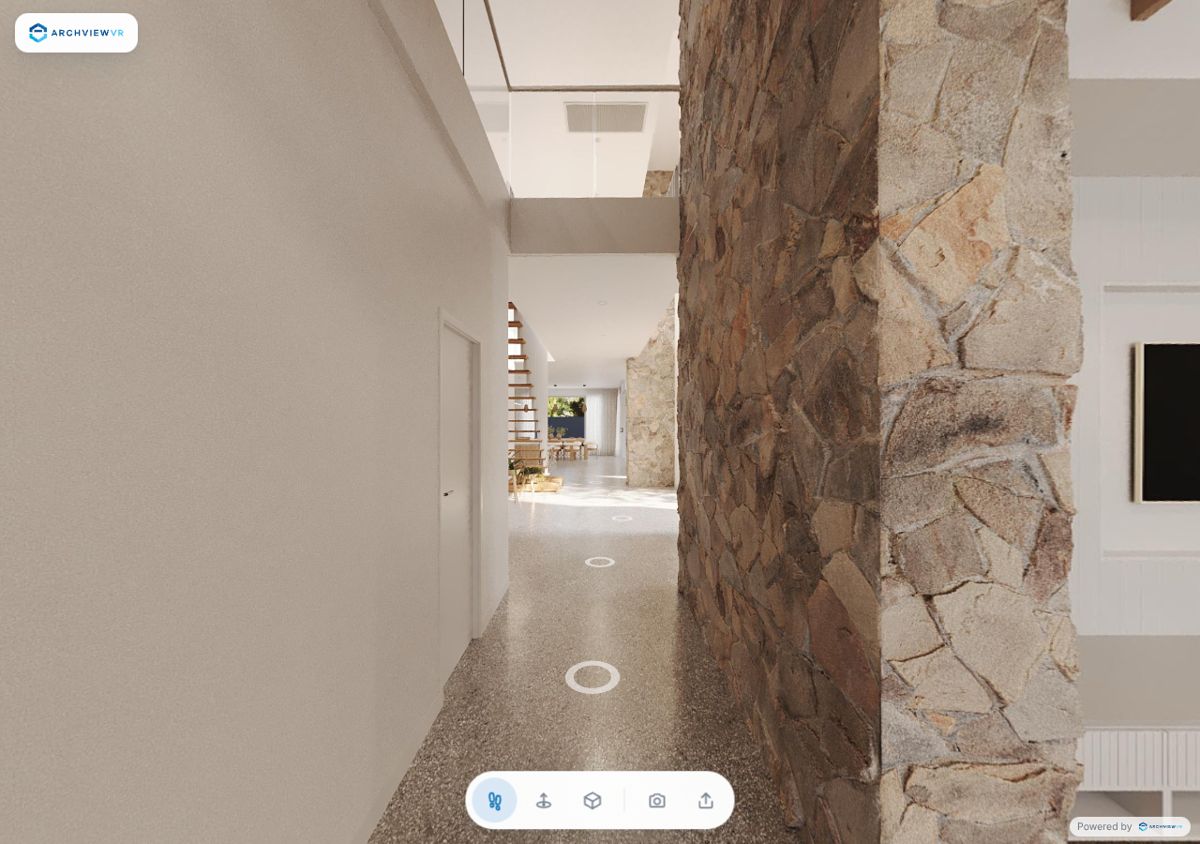 A walkable ArchviewVR tour